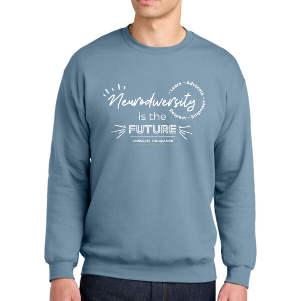 Gildan® Softstyle® Crewneck Sweatshirt - Printed Logos Thumbnail