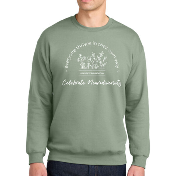 Gildan® Softstyle® Crewneck Sweatshirt - Printed Logos Thumbnail
