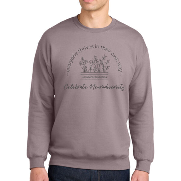 Gildan® Softstyle® Crewneck Sweatshirt - Printed Logos Thumbnail