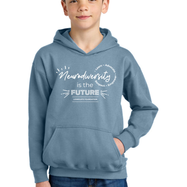 Gildan® Youth Softstyle® Midweight Fleece Hoodie - Printed Logos Thumbnail