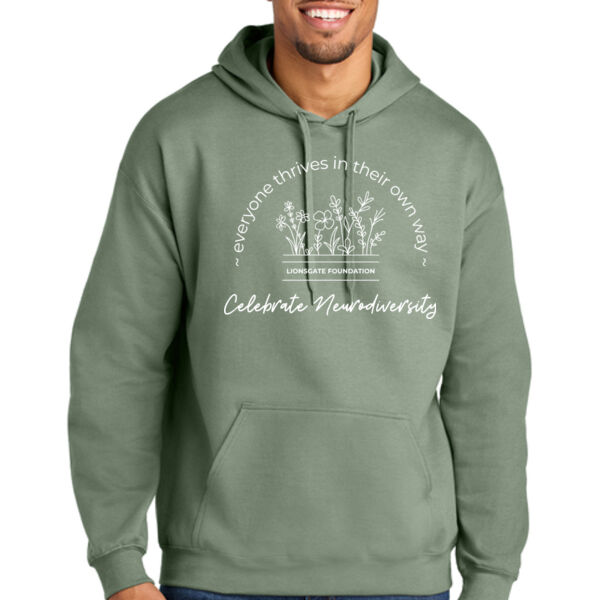 Gildan® Softstyle® Midweight Pullover Hooded Sweatshirt - Printed Logos Thumbnail